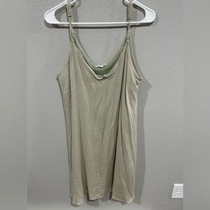 Light dusty green Sleeveless Dress